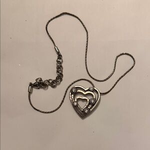 Brighton Silver Heart Pendant Necklace